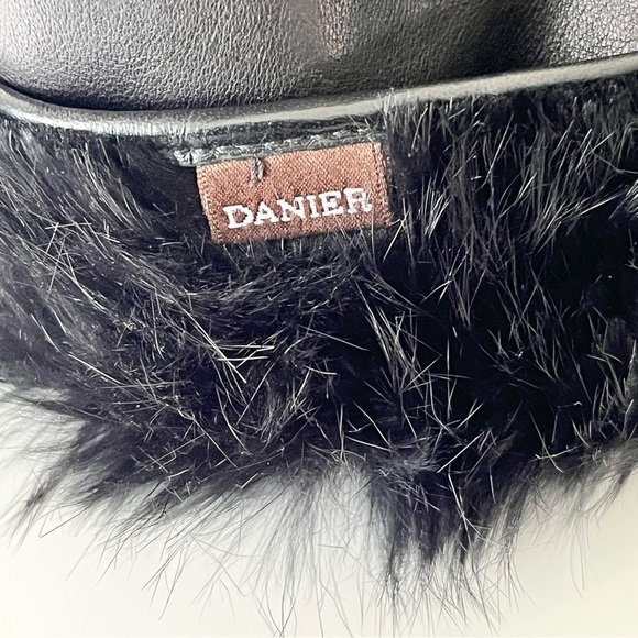 Danier Mens Black Genuine Leather Gloves Size L - Picture 4 of 8